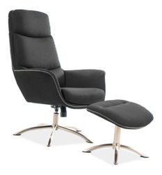 Fotelja Rachal (siva)