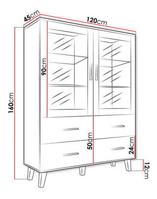 Obývacia stena II Samara (Wotan + Wotan + čierny)
