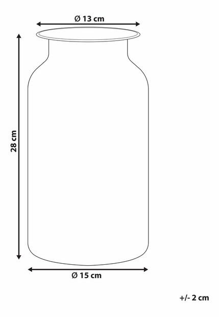 Vază 27 cm Briony (multicolor)