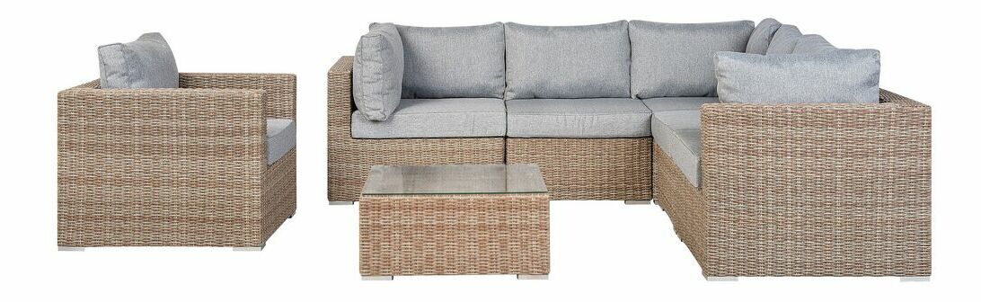 Sedacia súprava Conrate (hnedá)