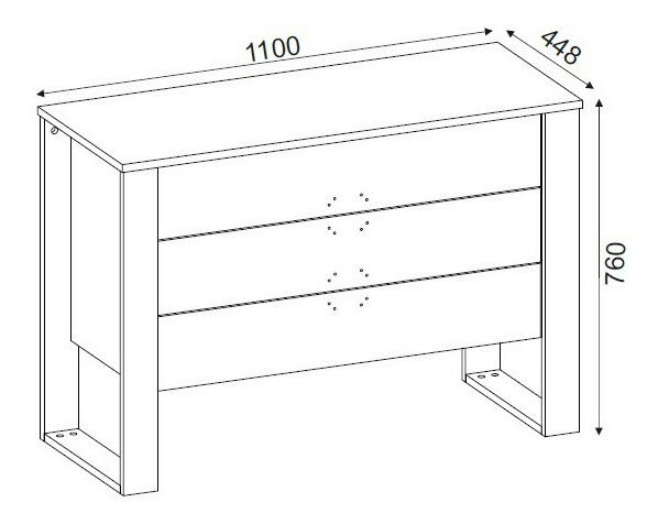 Komoda Bumba 2 (Orech + Antracit)