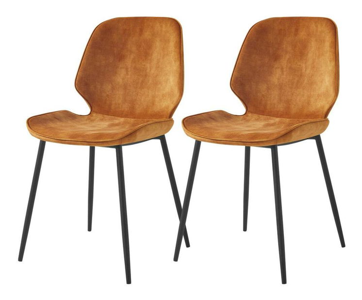 Jedálenská stolička Robby (žltá + čierna)