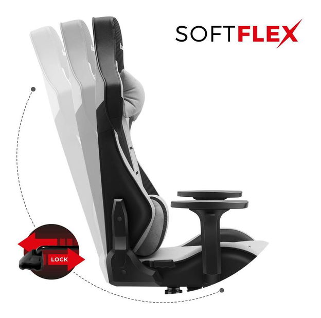 Fotoliu gaming Fusion 7.6 (negru + gri)