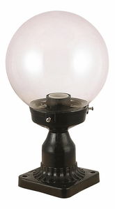 Iluminat de perete pentru exterior Bazinga (Negru)