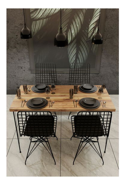 Set 2ks. jedálenských stoličiek Pukobo 1 (čierna) 