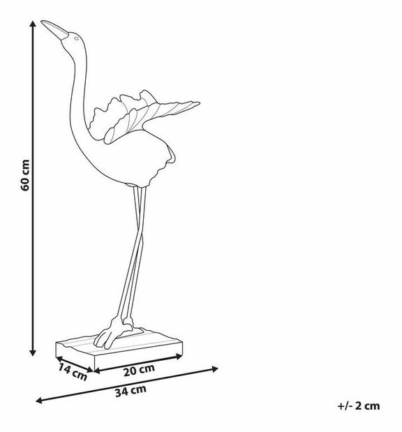 Dekoratív figura Pakza (fekete)