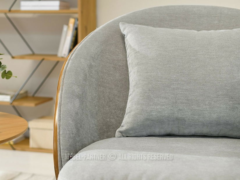 Fotoliu de design Antienos (gri + negru)