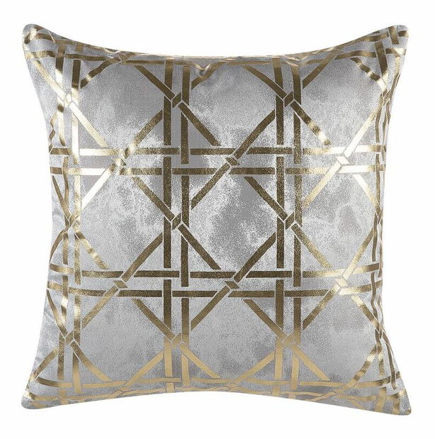 Set 2 ks. vankúšov 45x45 CARTAGO (sivá)