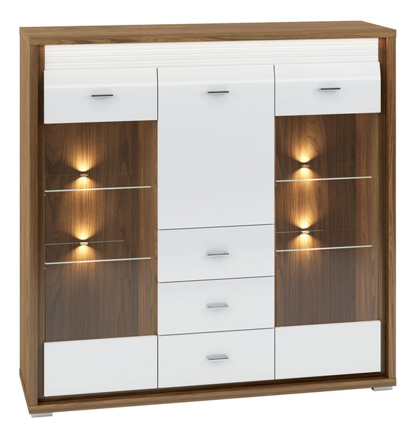 Vitrina Sekura 07 (bijeli sjaj)