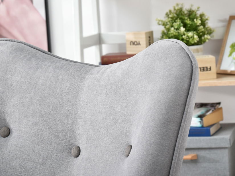 Fotel Nutri (szürke + fekete)