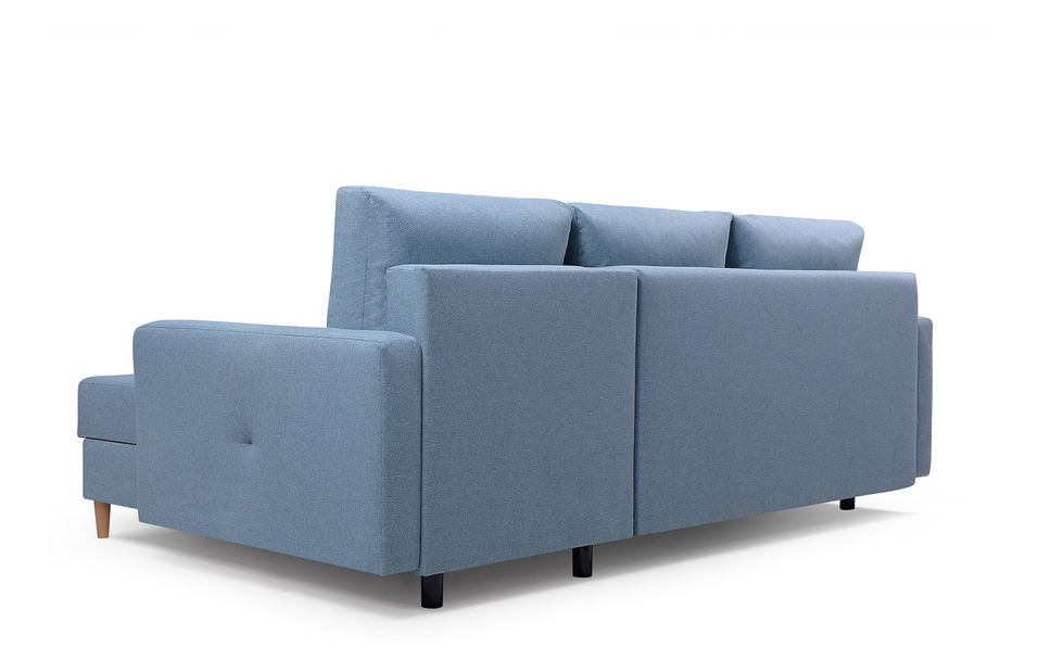 Sarokkanapé Vintari (világoskék) (J)