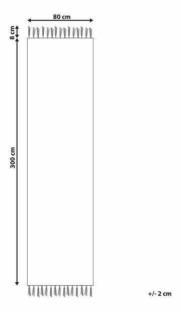 Koberec 80 x 300 cm Vosza (viacfarebná)