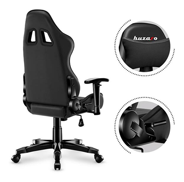 Scaun gaming pentru copii Rover 6 (negru)