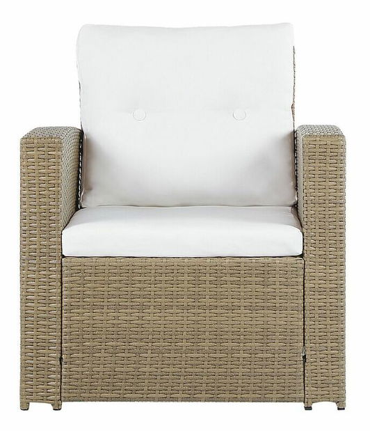 Set mobilier de grădină Lucian (maro deschis)