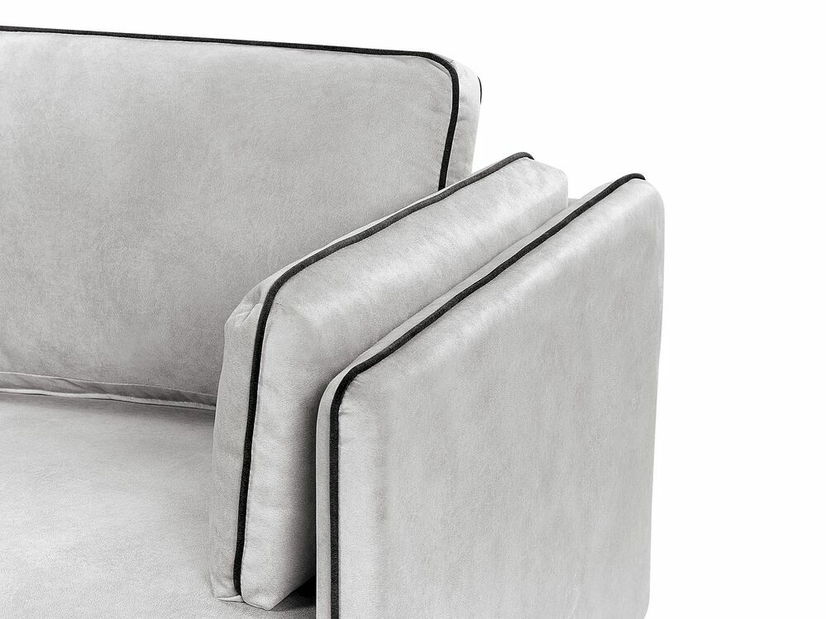 Rohová sedacia súprava Askel (sivá) (L)