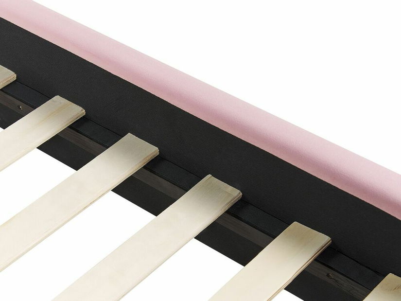 Egyszemélyes ágy 90 cm Clinton Bonell (barna) (ágyráccsal és matraccal, és tárolóhellyel)