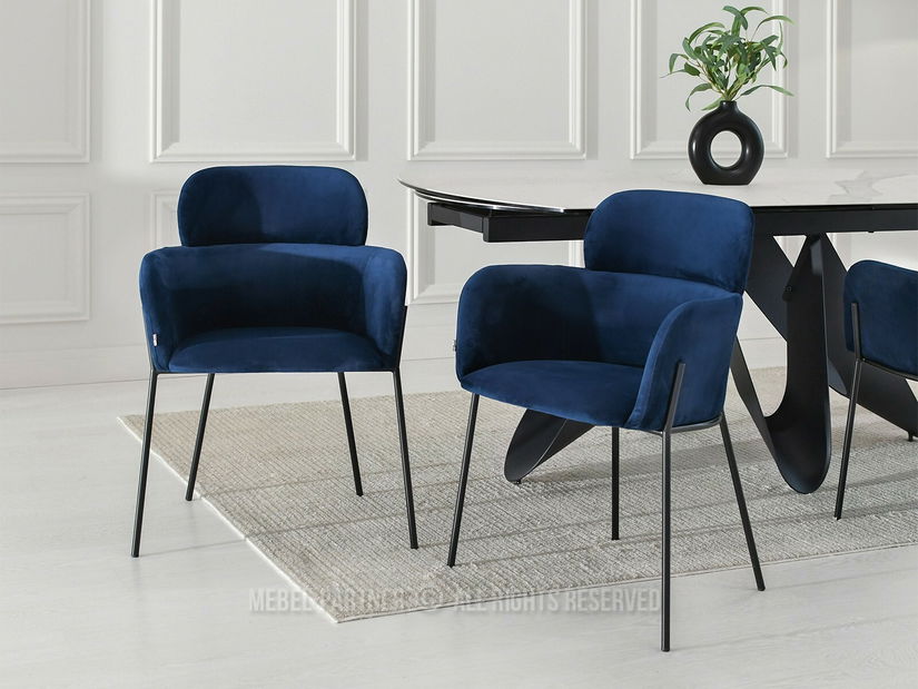 Stolica Baggie K (mornarsko plava + crna)