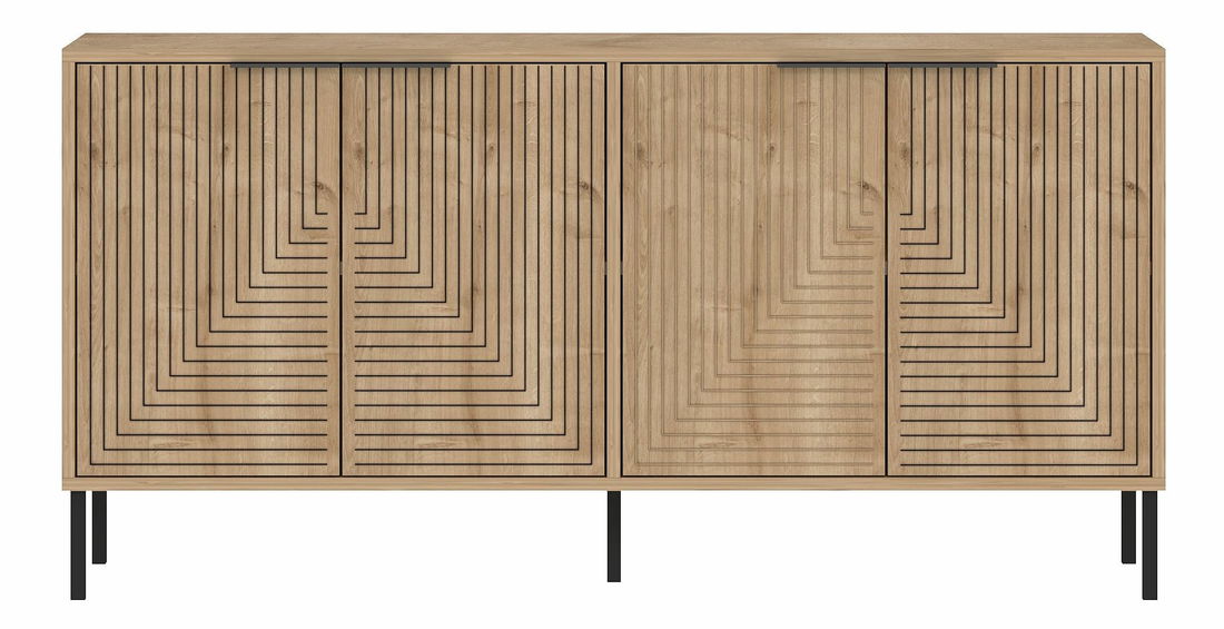 Komoda Lurky (safirni hrast)