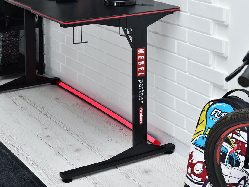 PC asztal Matts 140 (fekete)