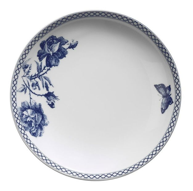 Étkészlet (24 db.) Zaren (kék + fehér)