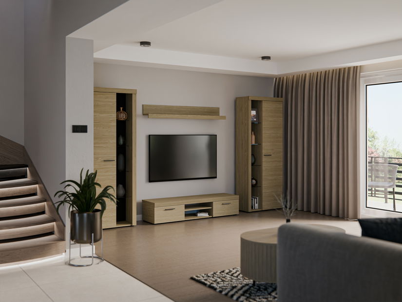 Set za dnevni boravak Rudby XL (uljeni hrast) (bez rasvjete)