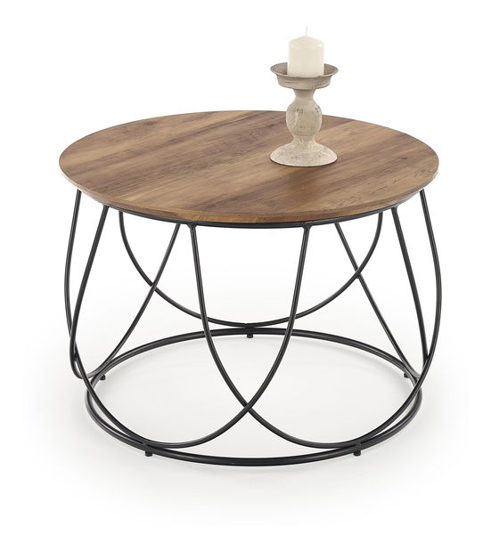 Dohányzóasztal Neva (dió + fekete)