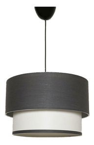 Stropna svjetiljka Lefastento 1 (antracit + bijela)