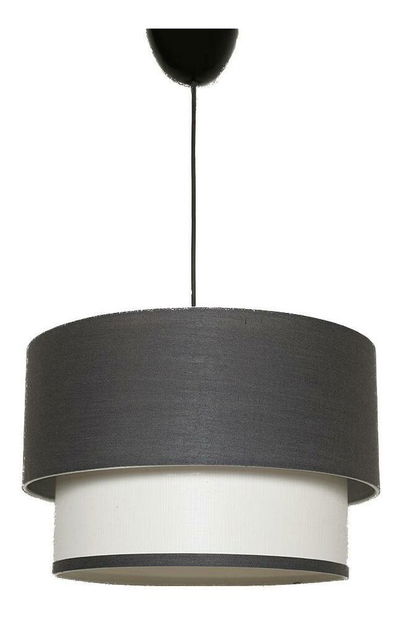 Stropna svjetiljka Lefastento 1 (antracit + bijela)