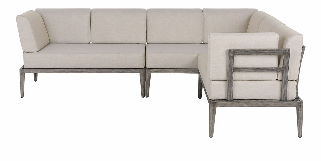 Zahradná sedacia súprava RIN (polyratan) (béžová) (pre 6 osôb)