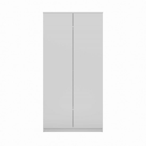 Šatníková skriňa Musecalo 3 (biela)