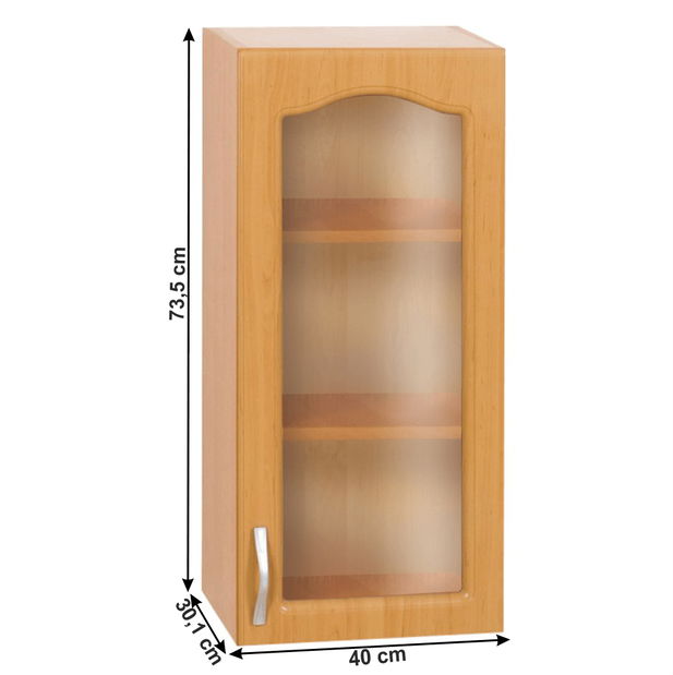 Dulap superior de bucătărie Leite MDF klasik W40S/D arin (D)