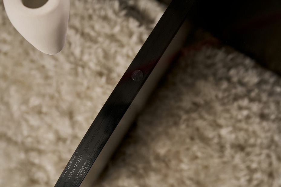 Măsuță cafea Aorte (lemn Negru + sticlă)