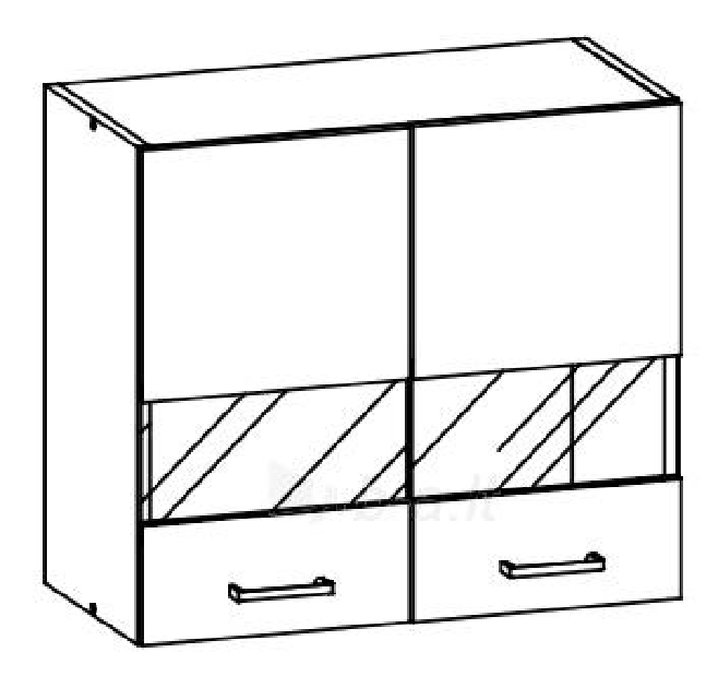 Horná kuchynská skrinka Estell EZ4 G60W