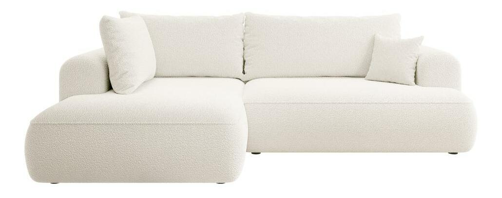 Rohová sedacia súprava Olivo II (L) (krémová + čierna)