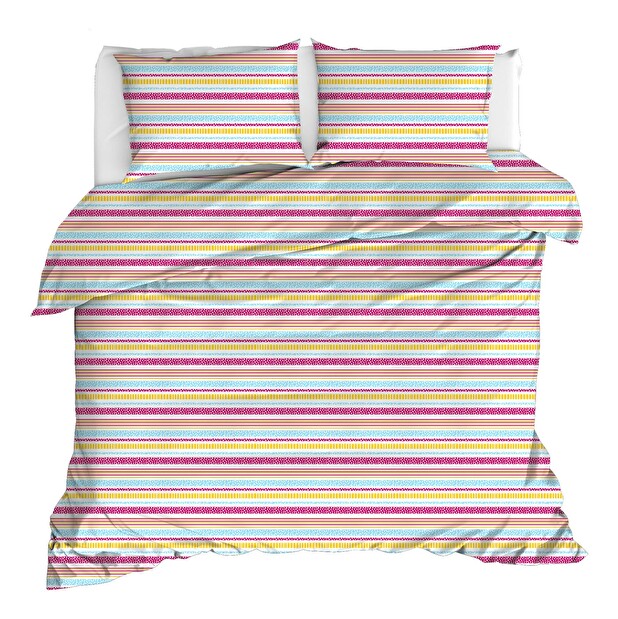 Lenjerie pat 200 x 220 cm Ivanta (multicolor)