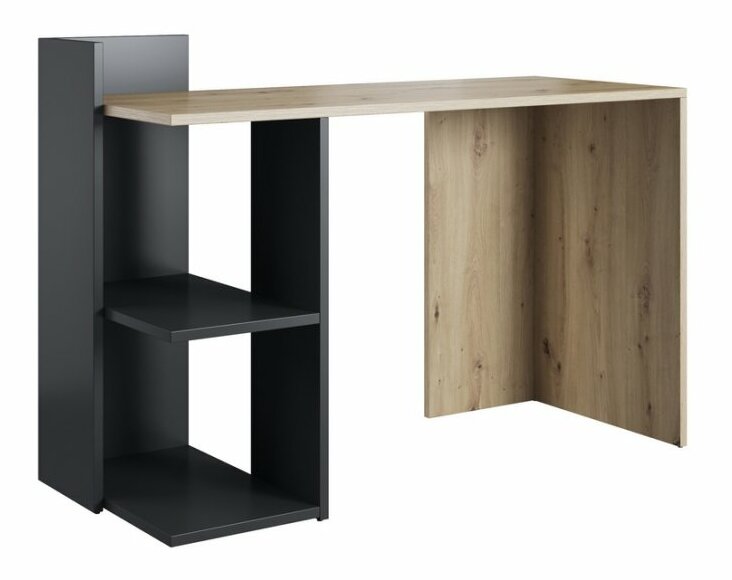 Masă PC Paca 1 (stejar artisan + antracit)