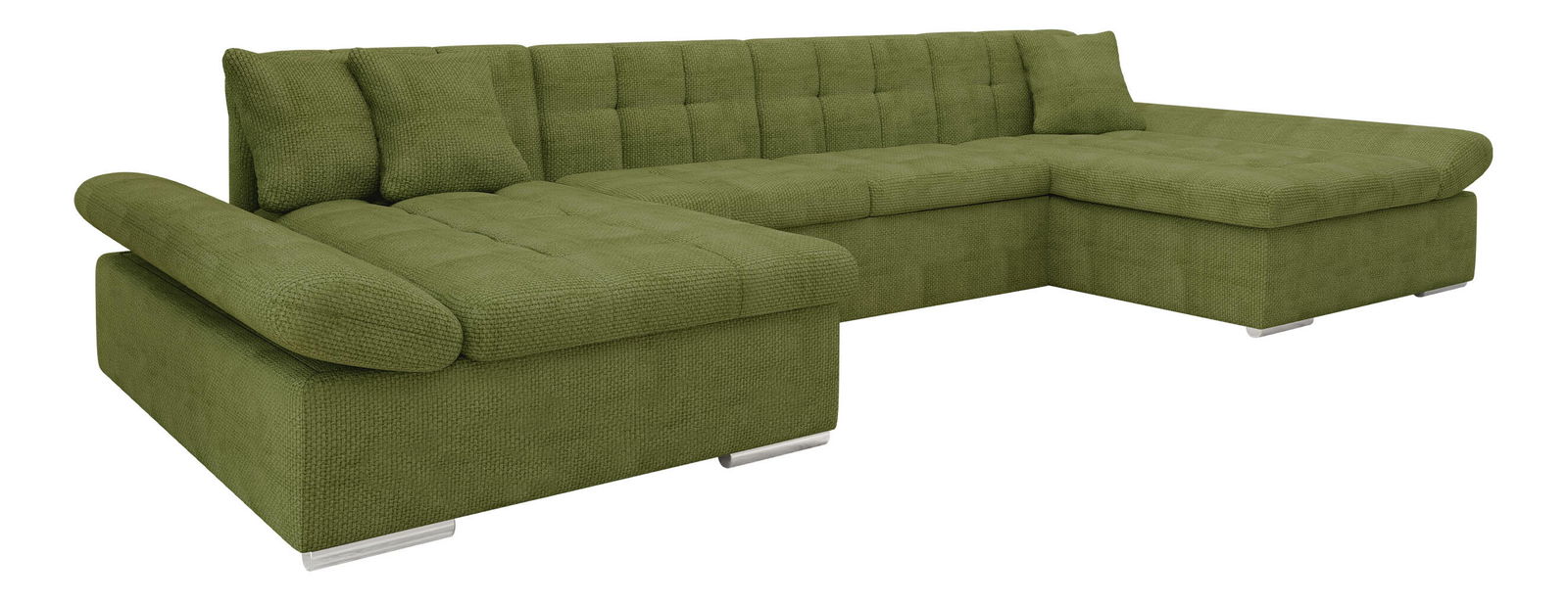 Rohová sedacia súprava Agnara (zelená)
