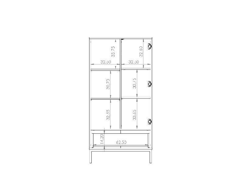 Komoda Punta R70 (granat)