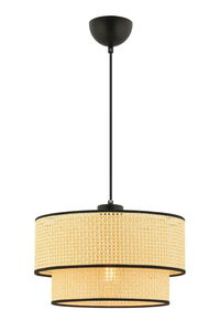 Mennyezeti lámpa Echoposmo 1 (természetes + fekete)