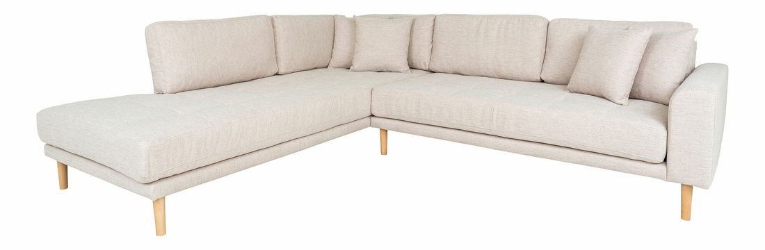 Rohová sedacia súprava (L) Lvaveriaora L (piesková)