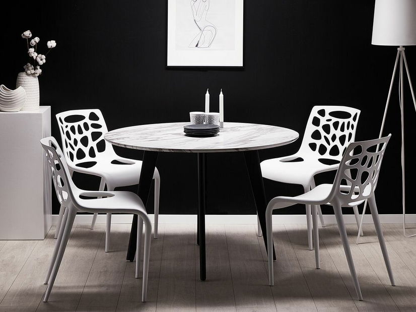 Jedálenská stolička Margam (biela)