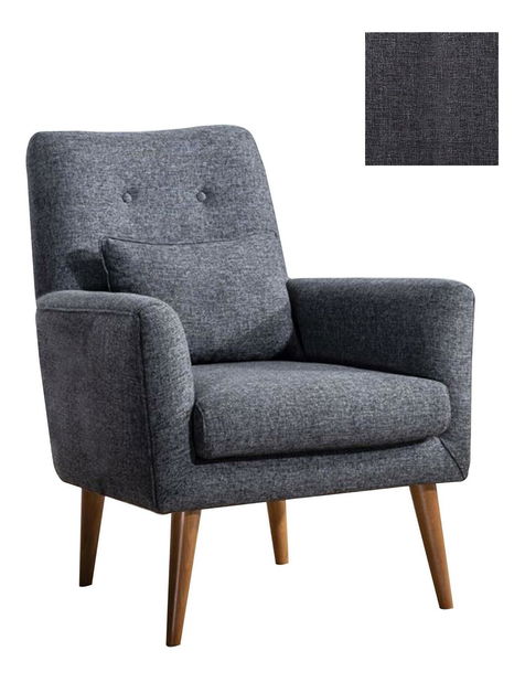 Kreslo Zendaya (tmavosivá)