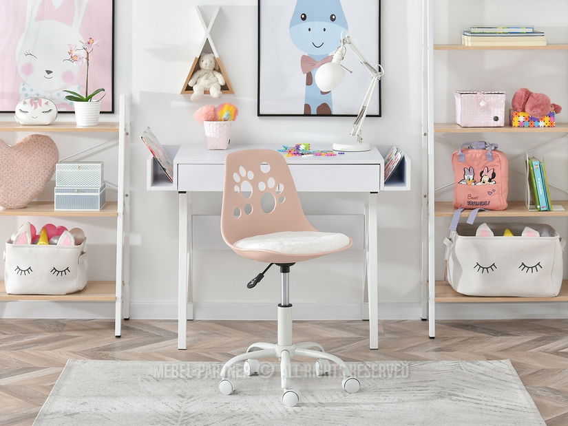 Scaun pentru copii Footy (roz + alb)