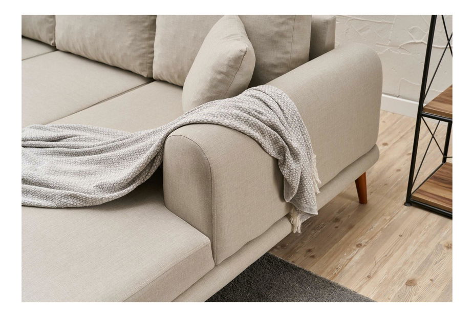 Sarokkanapé Sorenella (B) (krém)