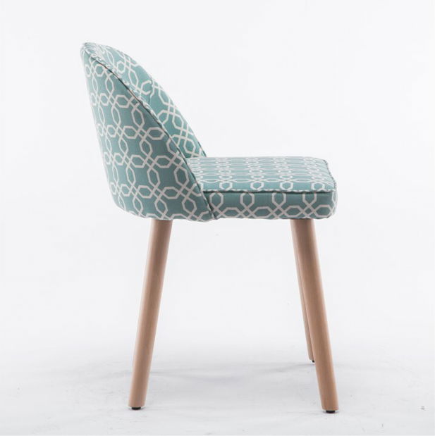 Jedálenská stolička Lalima (zelený vzor)