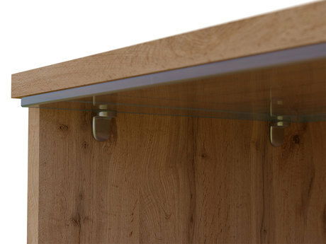 Dulap TV Dlana 180 MDF (Negru + Negru) 