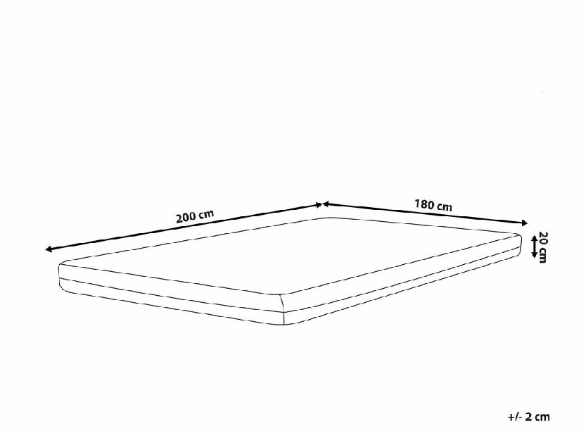 Penový matrac 180x200 cm GALEO