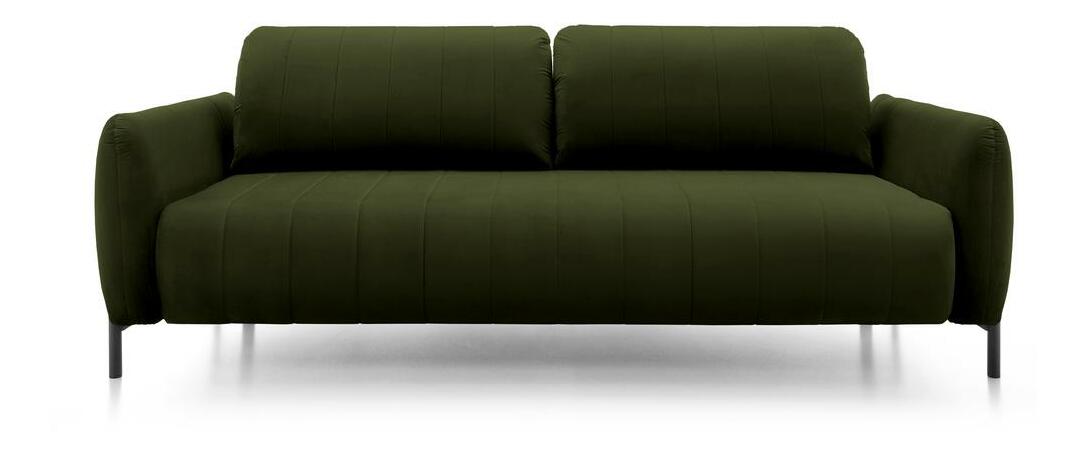 Háromszemélyes kanapé Newbie (oliva + fekete)