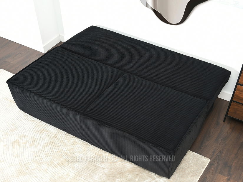 Kétszemélyes kanapé Nazismo (fekete)