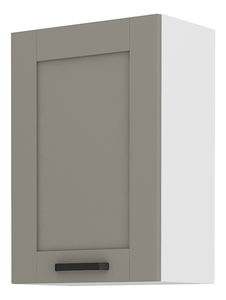 Dulap superior de bucătărie Lucid 50 G 72 1F (claygrey + alb)